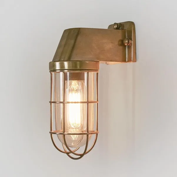 © Royal London Outdoor Wall Light - Antique Brass