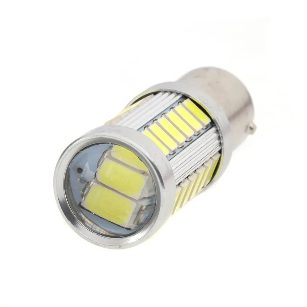 1156 P21W BA15S LED Turn Signal Light Rear/Front, Side Maker Light Bulbs 20W 4000LM 3500K Amber 33LED Series | 2 Bulbs