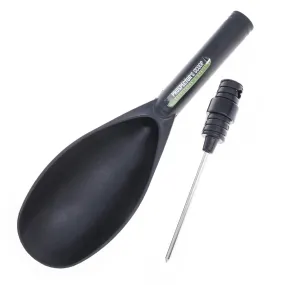 2 in 1 Metal Detector Prospector's Scoop with Steel Probe, Black