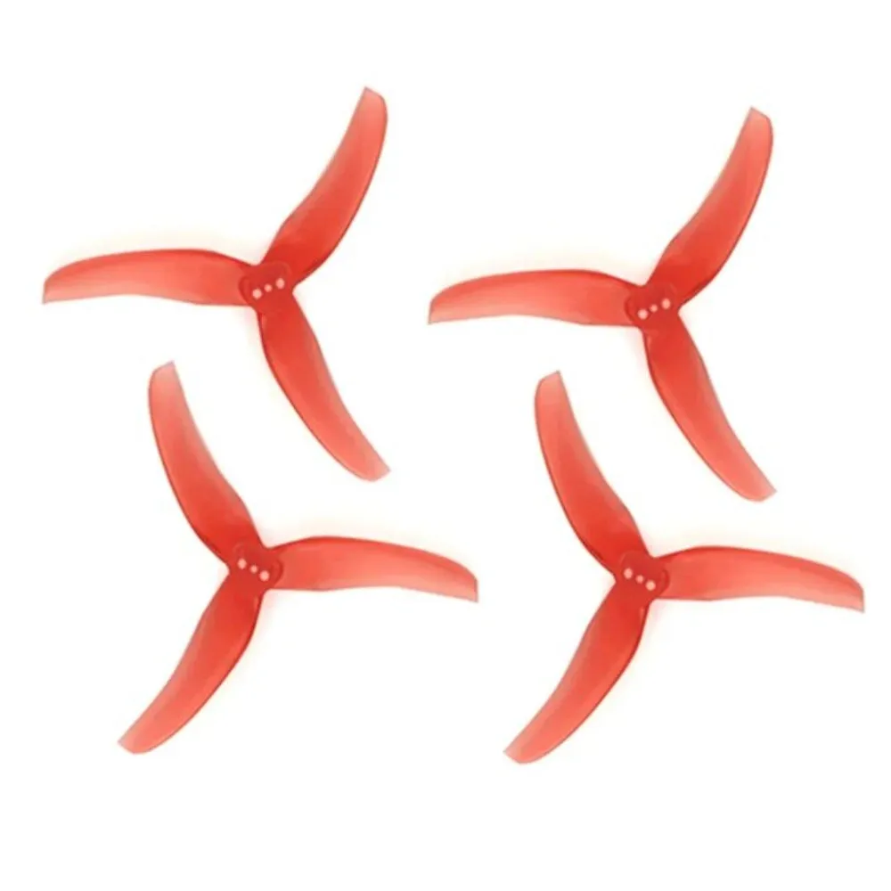 2 Pairs Emax Avan Scimitar 3.5X2.8X3 3528-3 Blade Propeller 2CW   2CCW Red