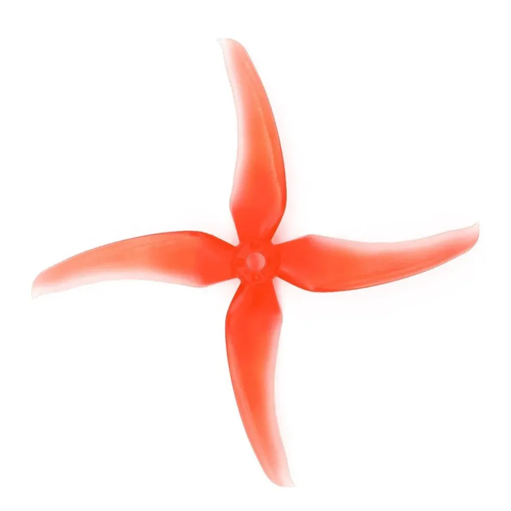 2 Pairs Emax Avan Scimitar 5X2.8X4 4 Blade Propeller 2CW   2CCW Red