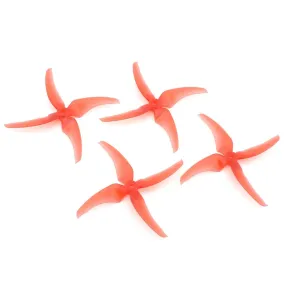 2 Pairs Emax Avan Scimitar 5X2.8X4 4 Blade Propeller 2CW   2CCW Red