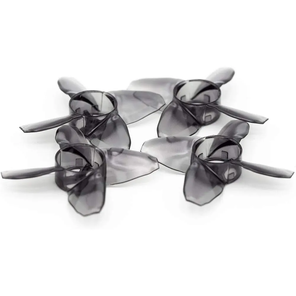 2 Pairs EMAX Avan Tinyhawk TH Turtlemode Black Propeller 4-Blade 40mm 2CW   2CCW for Indoor Flying 08025 Motor