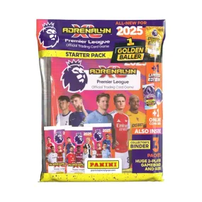 2024-25 Panini Adrenalyn XL Plus Premier League Cards Starter Pack (Album, Gameboard, 27 Cards   LE)