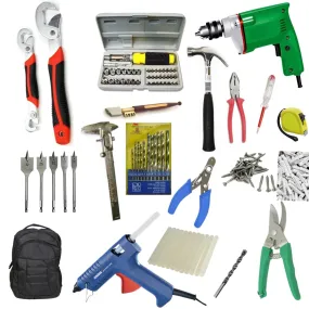 234 pcs GBT Power Tools Combo3 toolkit drill- Must in your Home