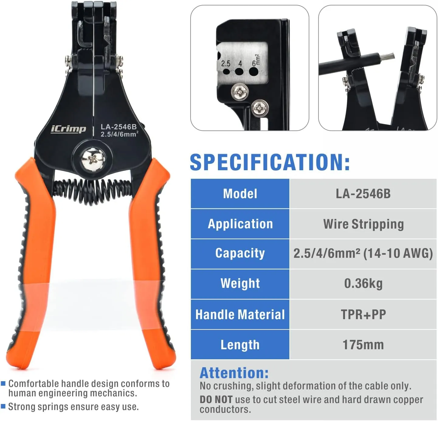 2.5/4/6mm² Solar PV Cable Crimping Tool Kit with Wire Stripper, Wire Cutter, Solar Spanner and Connectors