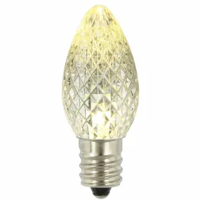 25PK - Vickerman C7 Faceted LED Warm White Twinkle Bulb