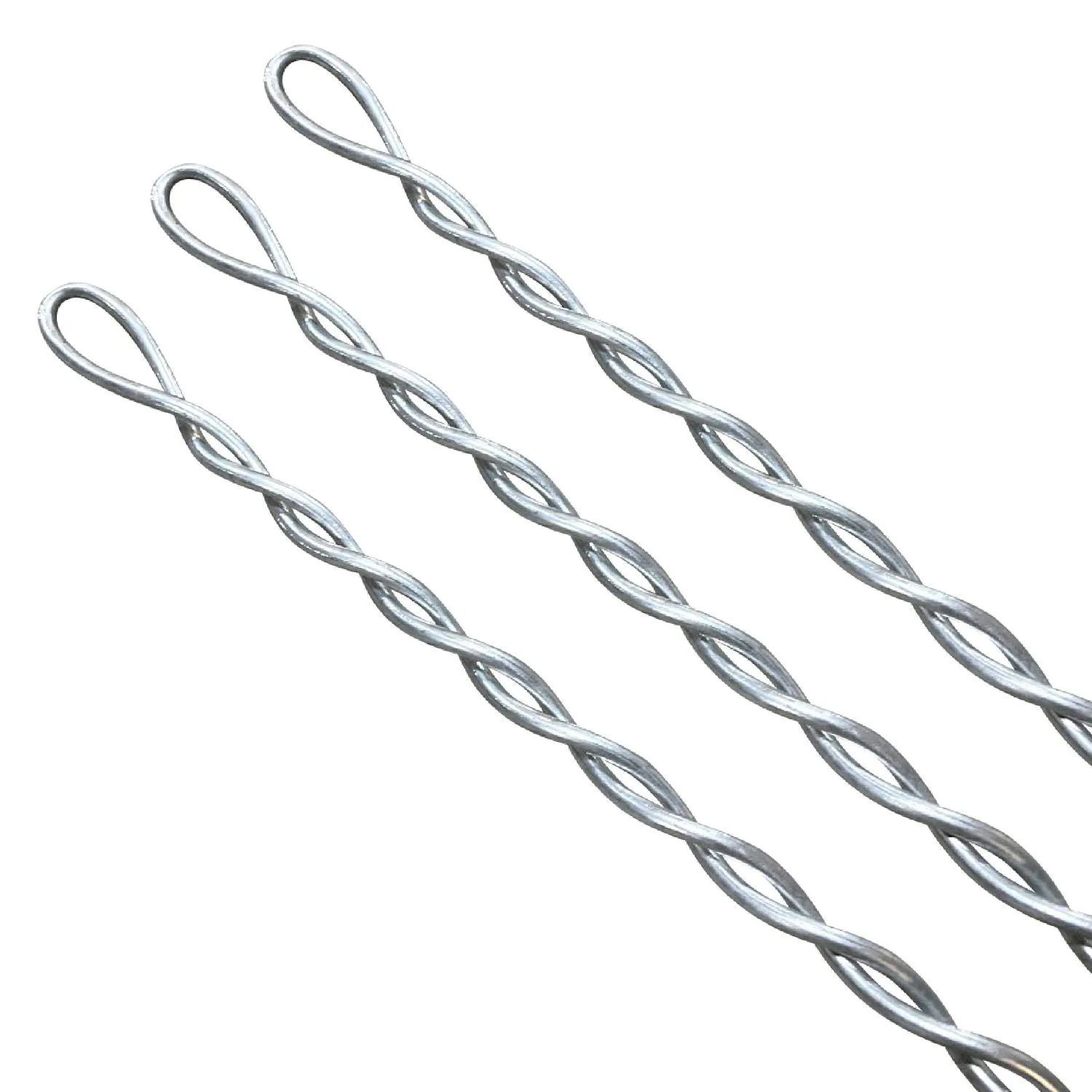 42 in. Wire Fence Stays - Class 1 Galvanized Steel - Barbed & Barbless Wire