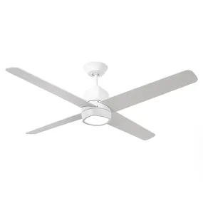 54" 4 Blades Industrial Ceiling Fan with LED Lighting and Remote Control