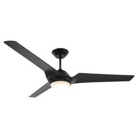 60" DC Motor 3 Blades Wall Control Ceiling Fan with LED Lighting