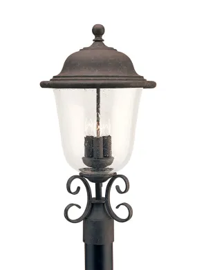 8259-46, Three Light Outdoor Post Lantern , Trafalgar Collection