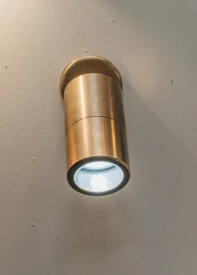 Aged Brass Porthreath Pillar Light