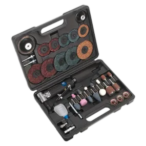 Air Angle Grinder/Sander Kit 48pc