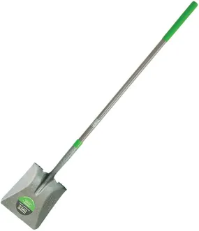 Ames 25337100 Shovel, 9-3/4 in W Blade, Steel Blade, Fiberglass Handle, Cushion Grip Handle, 56-1/4 in L Handle :EA: QUANTITY: 1