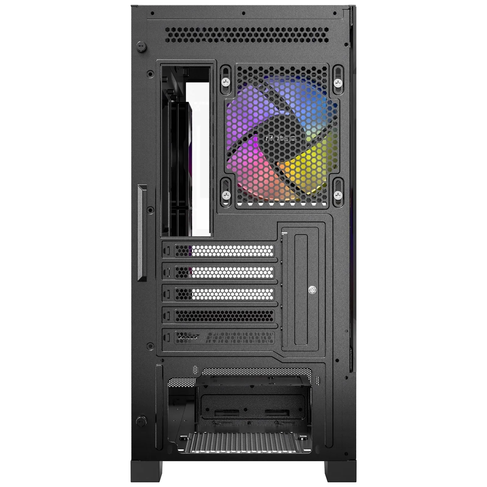 ANTEC CX500M Micro Tower Gaming Case, Black, 2  x USB 3.0 / 1 x USB Type-C, Tempered Glass Side Panel, Micro-ATX/ITX