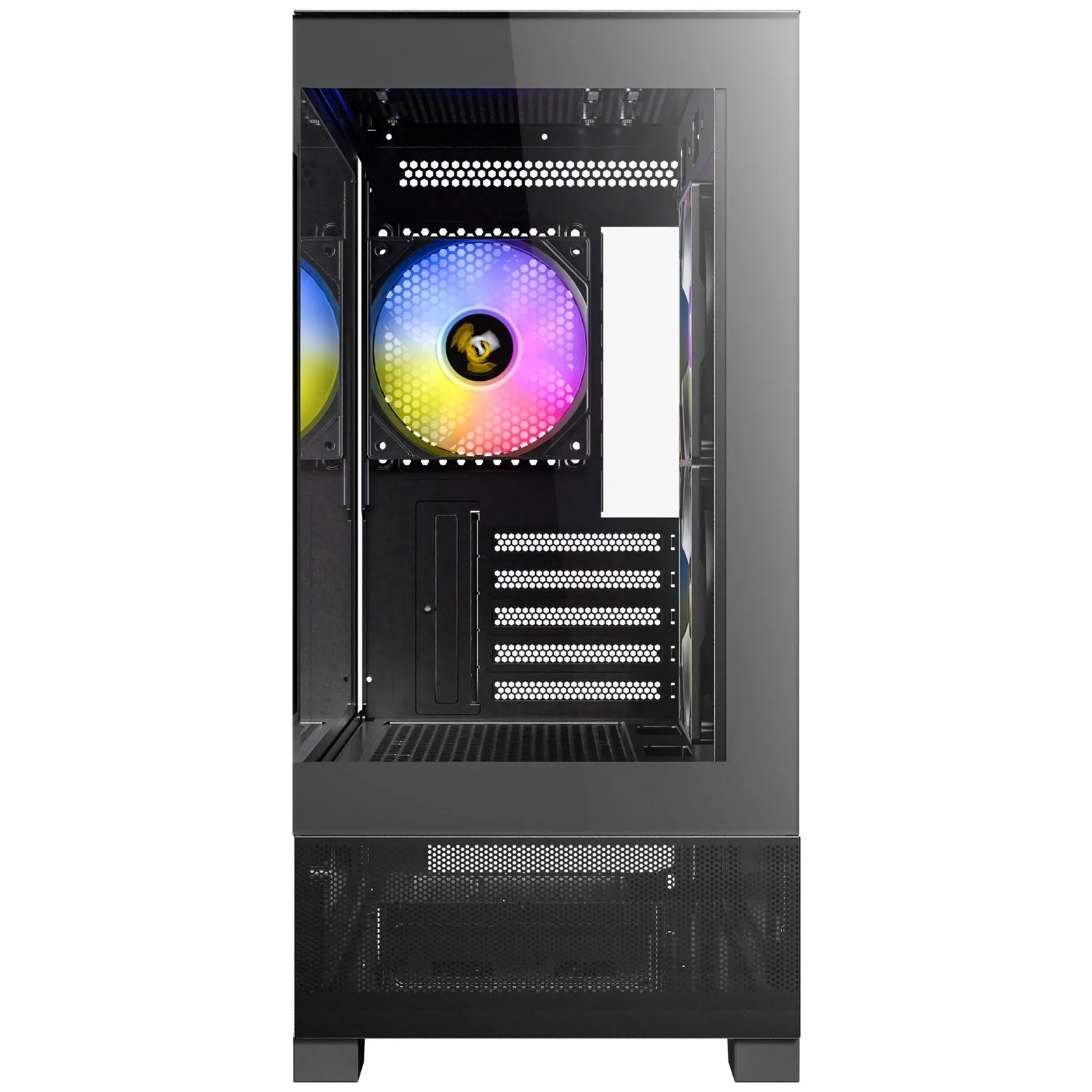 ANTEC CX500M Micro Tower Gaming Case, Black, 2  x USB 3.0 / 1 x USB Type-C, Tempered Glass Side Panel, Micro-ATX/ITX