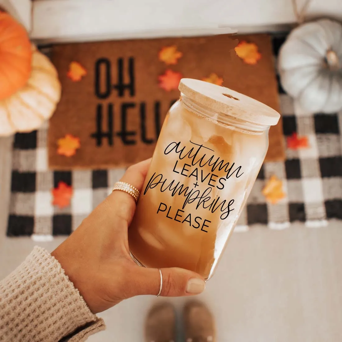 Autumn Leaves Cup