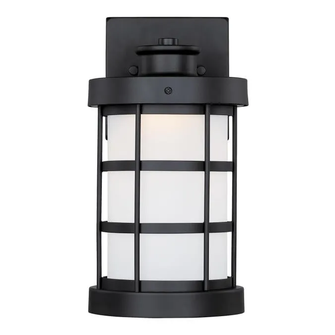 Barkley One-Light Dimmable LED Outdoor Wall Fixture, Matte Black Finish