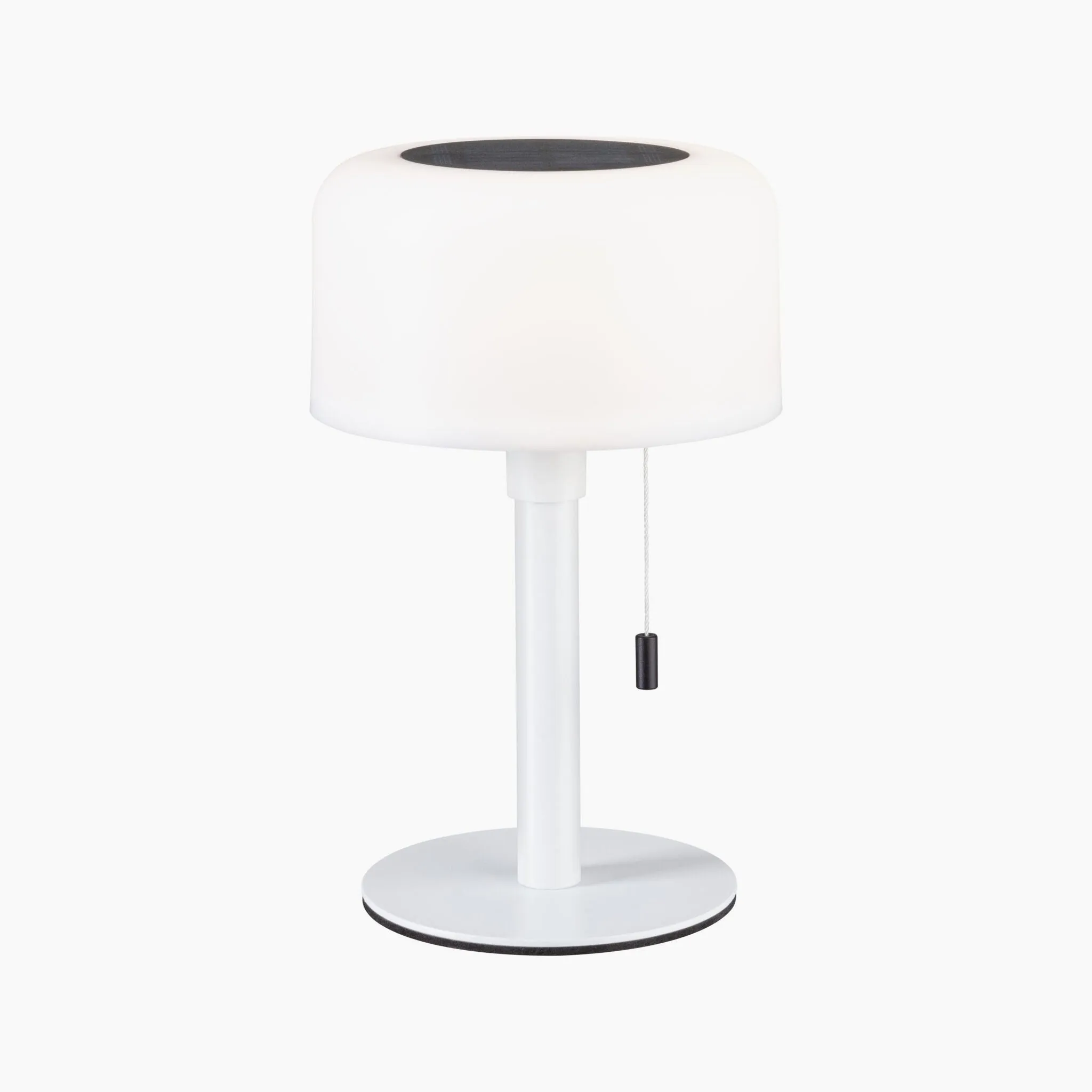 Bartja 1.6W LED Solar Table Lamp with 3-Step Dim in White