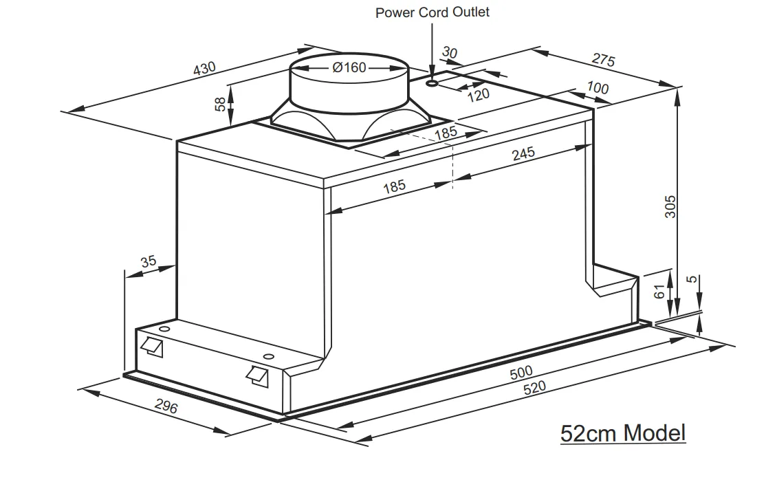 Baumatic Solari Oven and Gas Cooktop with Undermount Rangehood Pack 4