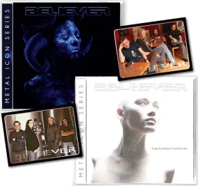 BELIEVER 2-CD BUNDLE - GABRIEL   TRANSHUMAN   LTD Collector Cards (*NEW-2021, Bombworks Records)