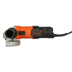 BLACK DECKER G650-IN Small Angle Grinder Machine (Corded) for Grinding and Cutting Through Rigid Surfaces (Stone & Ceramic), 650 Watts, 4 inch (100mm), 1 Year Warranty (Red & Black)