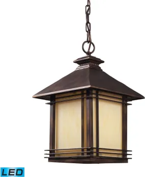 Blackwell 1 Light Outdoor Led Pendant In Hazlenut Bronze