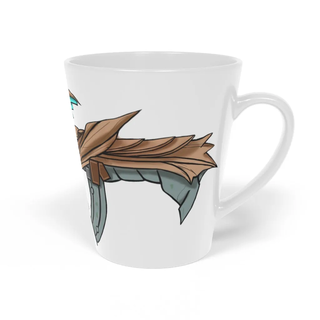 Blue Dragon Gun Latte Mug, 12oz