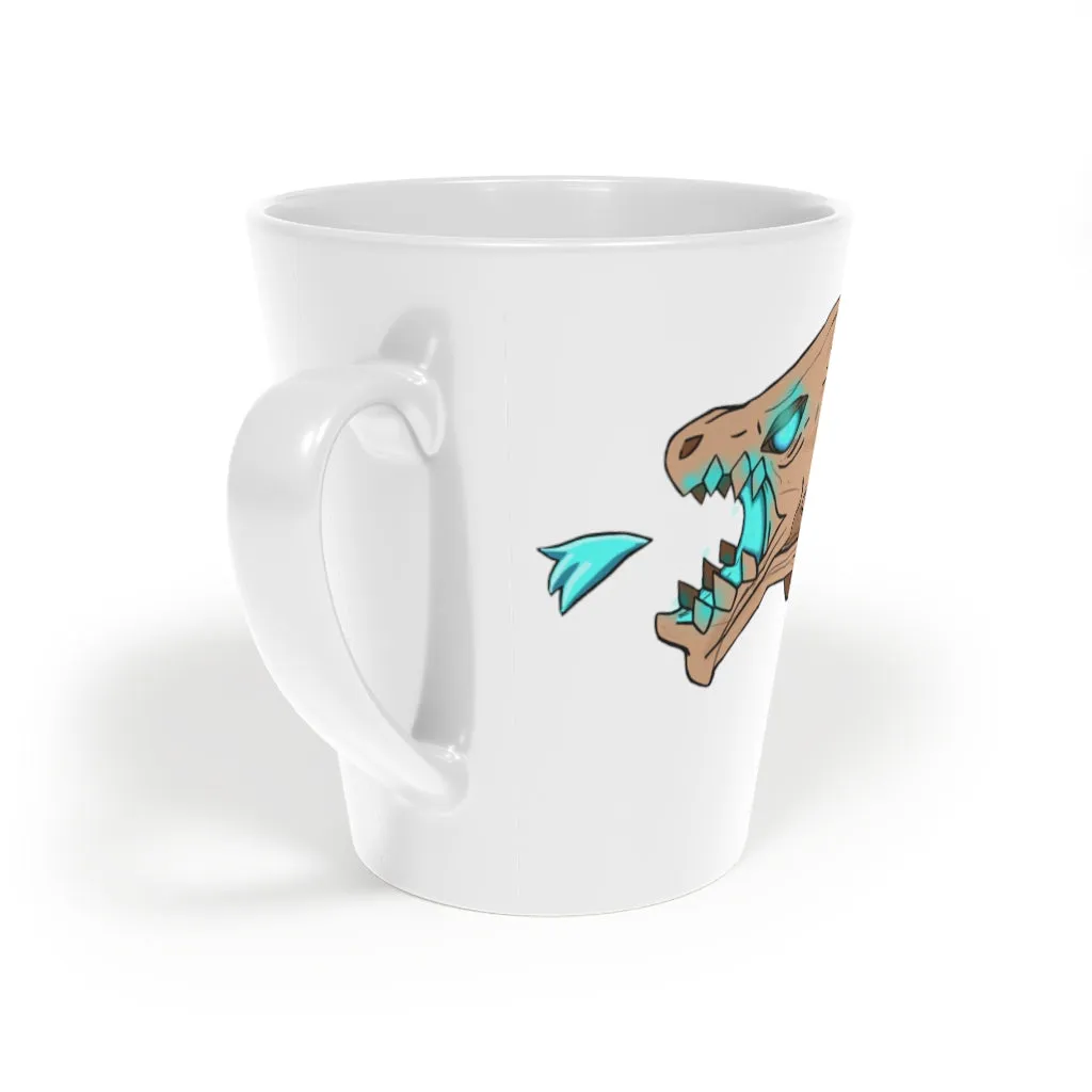 Blue Dragon Gun Latte Mug, 12oz