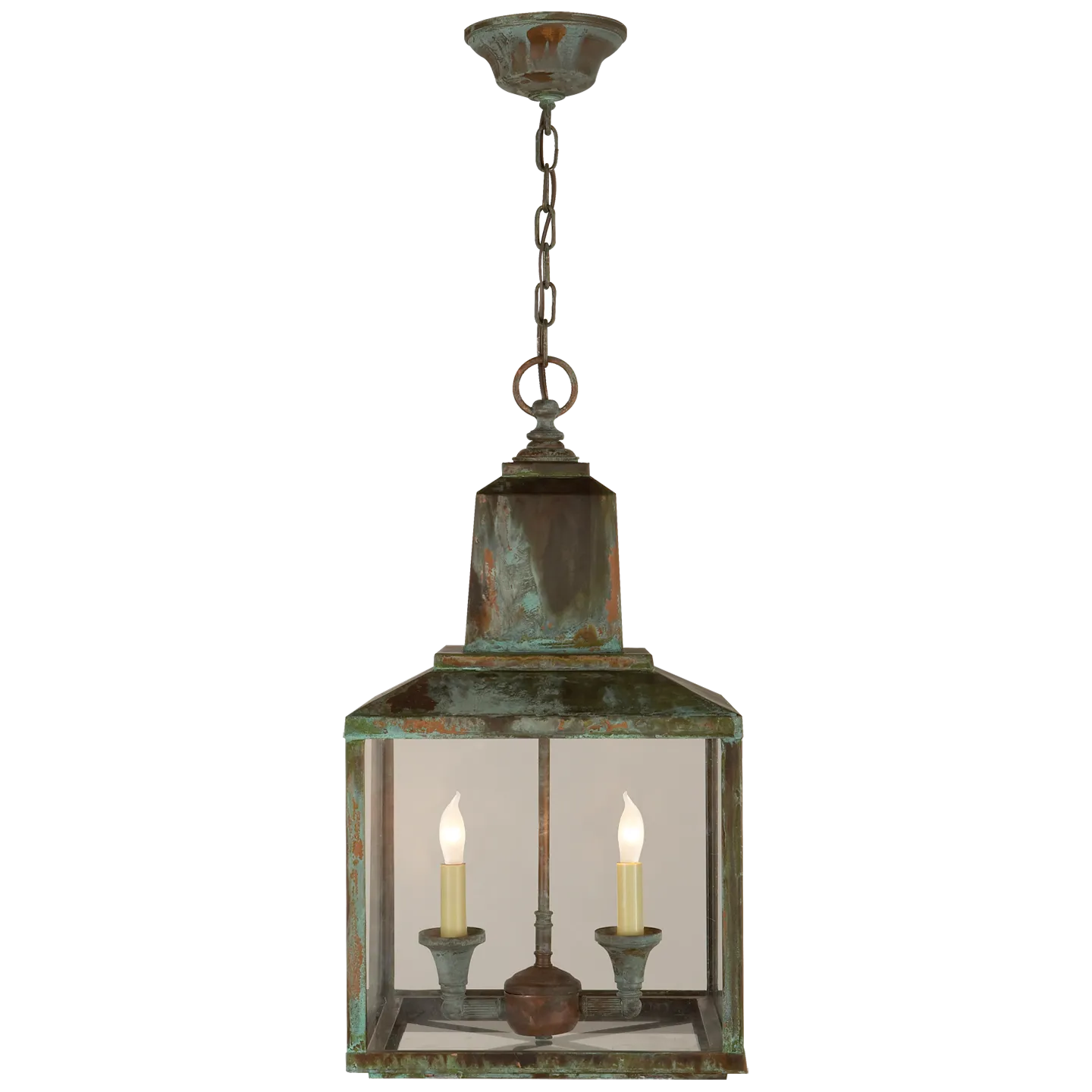 Brantley Lantern in Verdigris