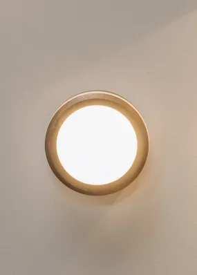 Brass Open Face Bantham Wall Light