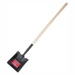 Bully Tools 14-Gauge Square Point Shovel with Wood Handle