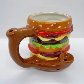 Burger Coffee Mug Pipe