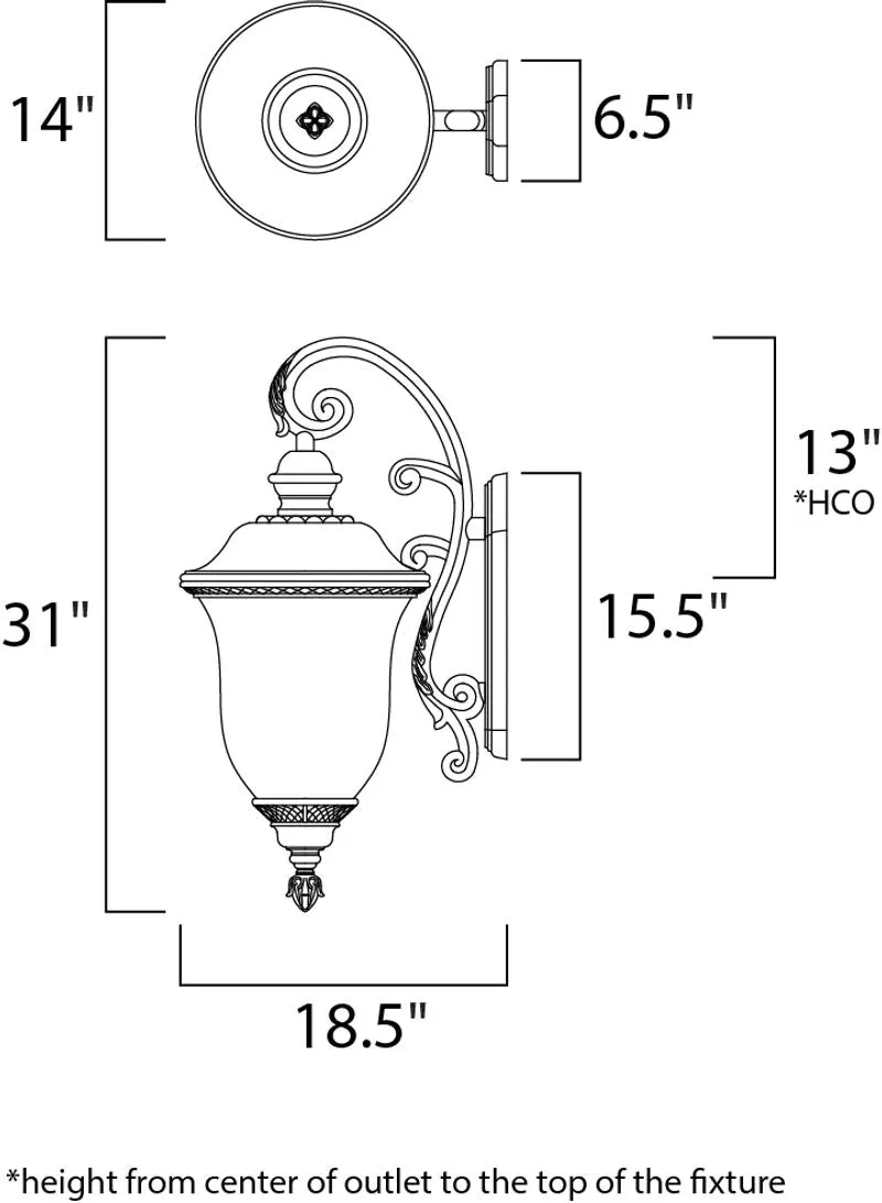 Carriage House DC Outdoor Wall Mount