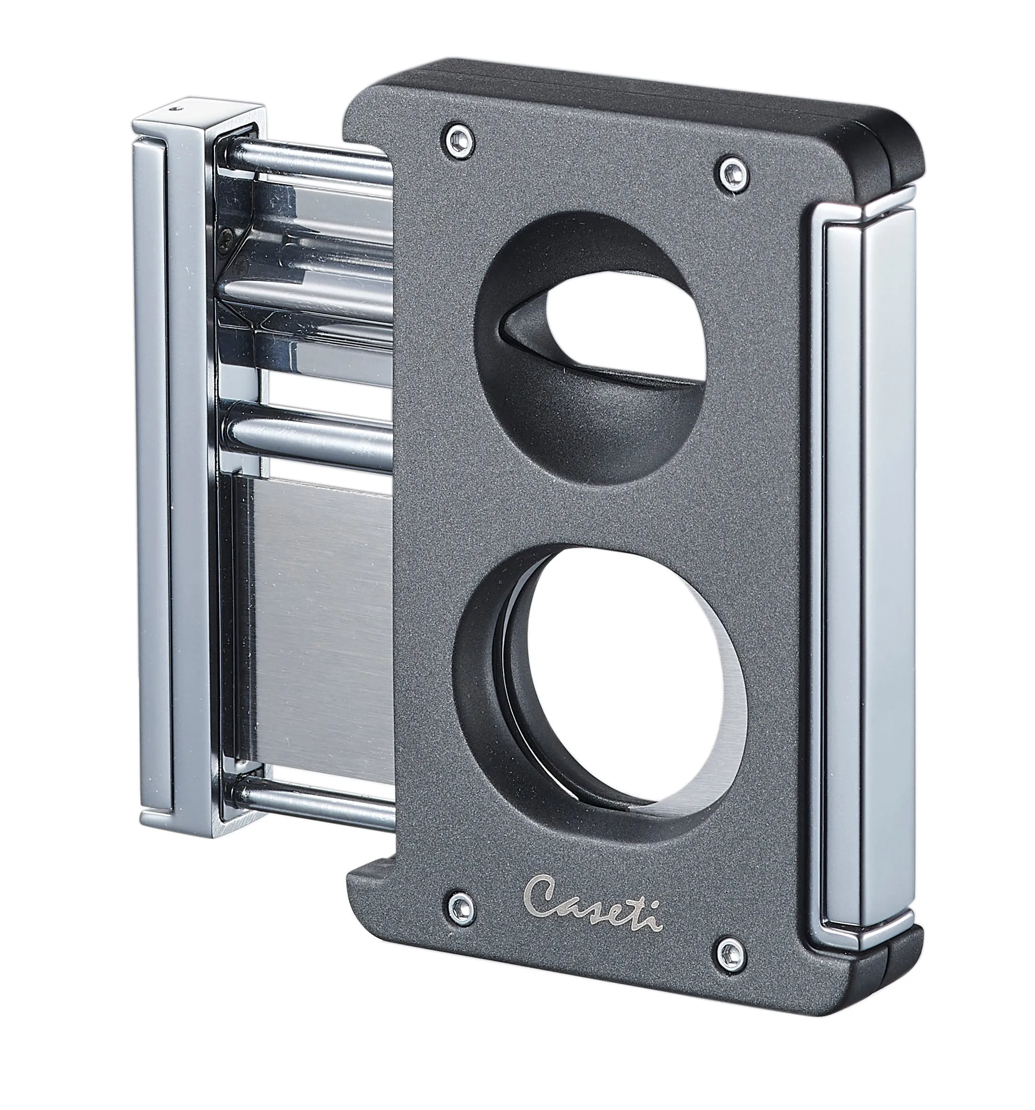 Caseti Trident X 3-in-1 Cigar Cutter - Gray