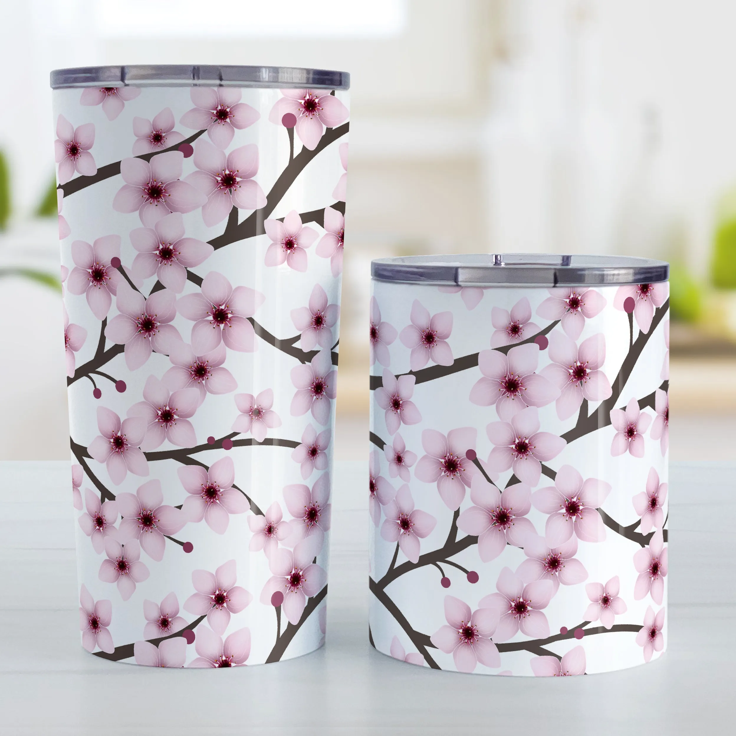 Cherry Blossom Tumbler Cup