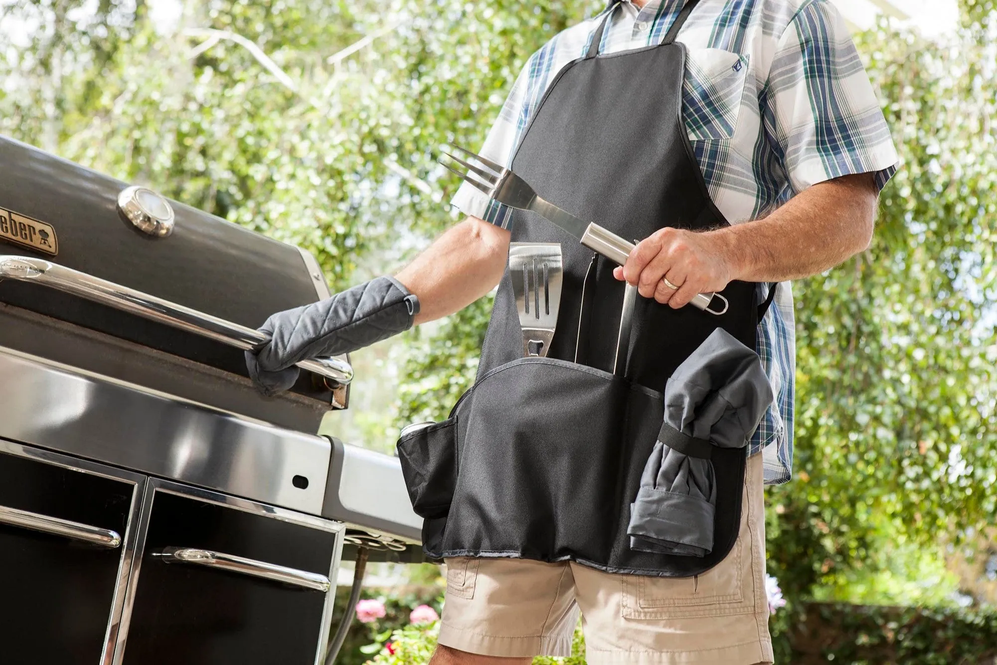 Cincinnati Bearcats - BBQ Apron Tote Pro Grill Set