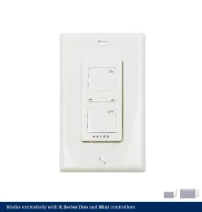 Classic White Wireless Wall Switch