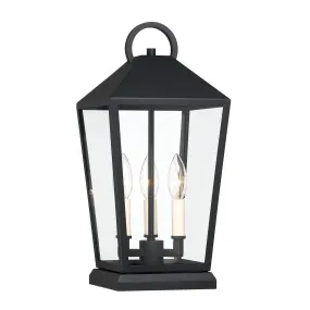 Cole Outdoor Pier Mount Light, Black