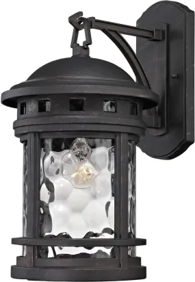 Costa Mesa 1 Light Outdoor Wall Sconce In Weathered Charcoal