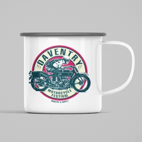 DAVENTRY MOTORCYCLE FESTIVAL ENAMEL MUG