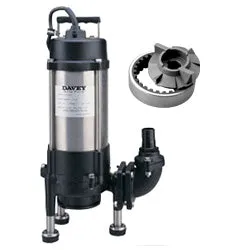 Davey D150G Submersible Sewage Grinder Manual Pump 1.5KW 240V