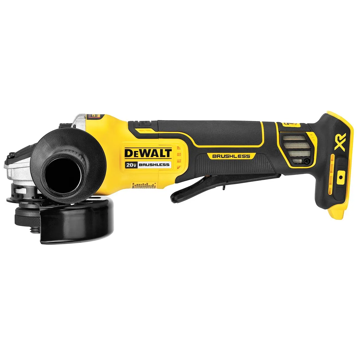 DeWALT DCG413B 20V 4.5-Inch Cordless Paddle Switch Angle Grinder - Bare Tool