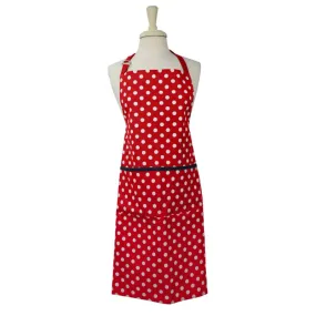 Dexam Polka Dot Red Apron