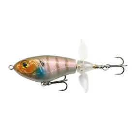 DF065 9g Double Paddle Tractor Surface Tether Roadrunner Fake Lure Long-distance Casting Lure(Horse Mouth Color)