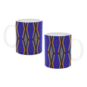 Diamond in the Bluff Blue White Mug(11OZ)