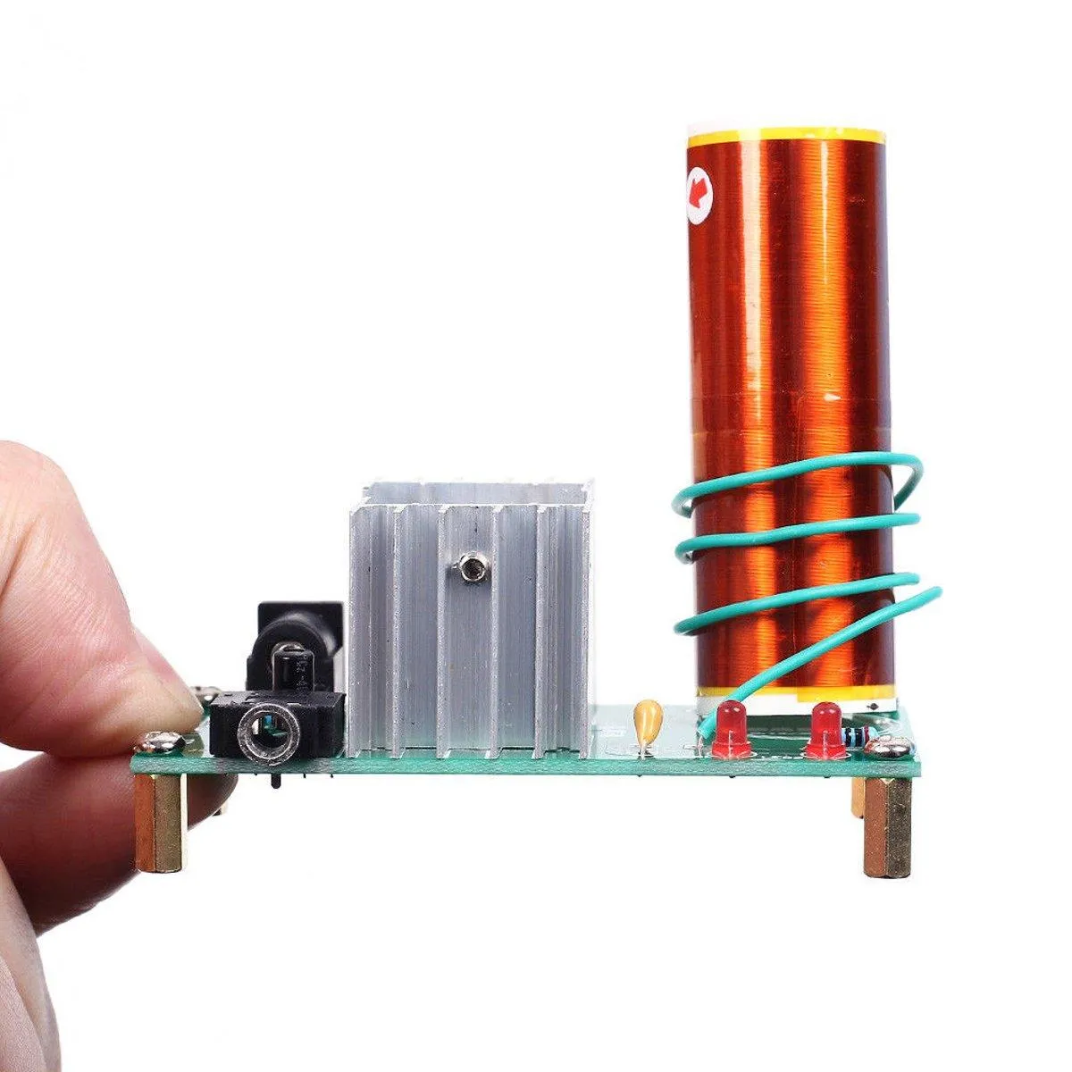 DIY Mini Tesla Coil Kit (x3) Module, Plasma Speaker Electronic Kit, 15W DC 15-24V 2A , Great Educational Toy