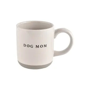 Dog Mom Stoneware Coffee Mug