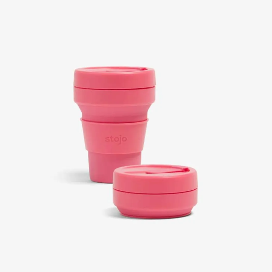 Eco-Friendly Coffee On-the-Go: Leakproof 12oz Collapsible Travel Cup