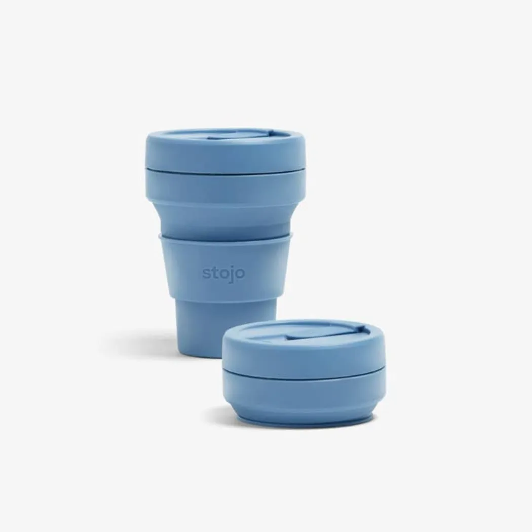 Eco-Friendly Coffee On-the-Go: Leakproof 12oz Collapsible Travel Cup